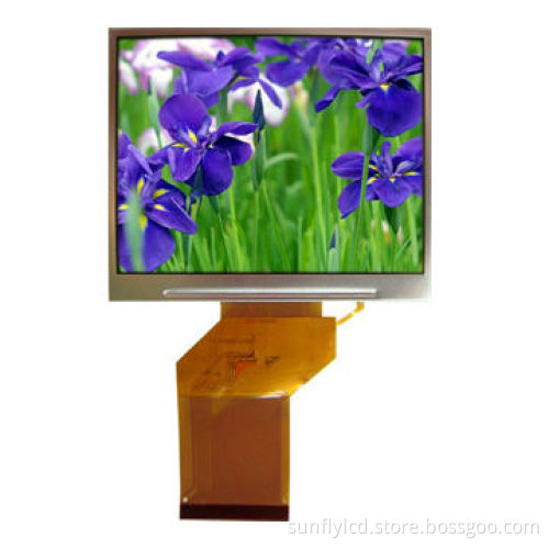 3.5-inch TFT LCD Display, 320 x 240 Dots Graphic, with Resistive Touch Panel, 70.08 x 52.56